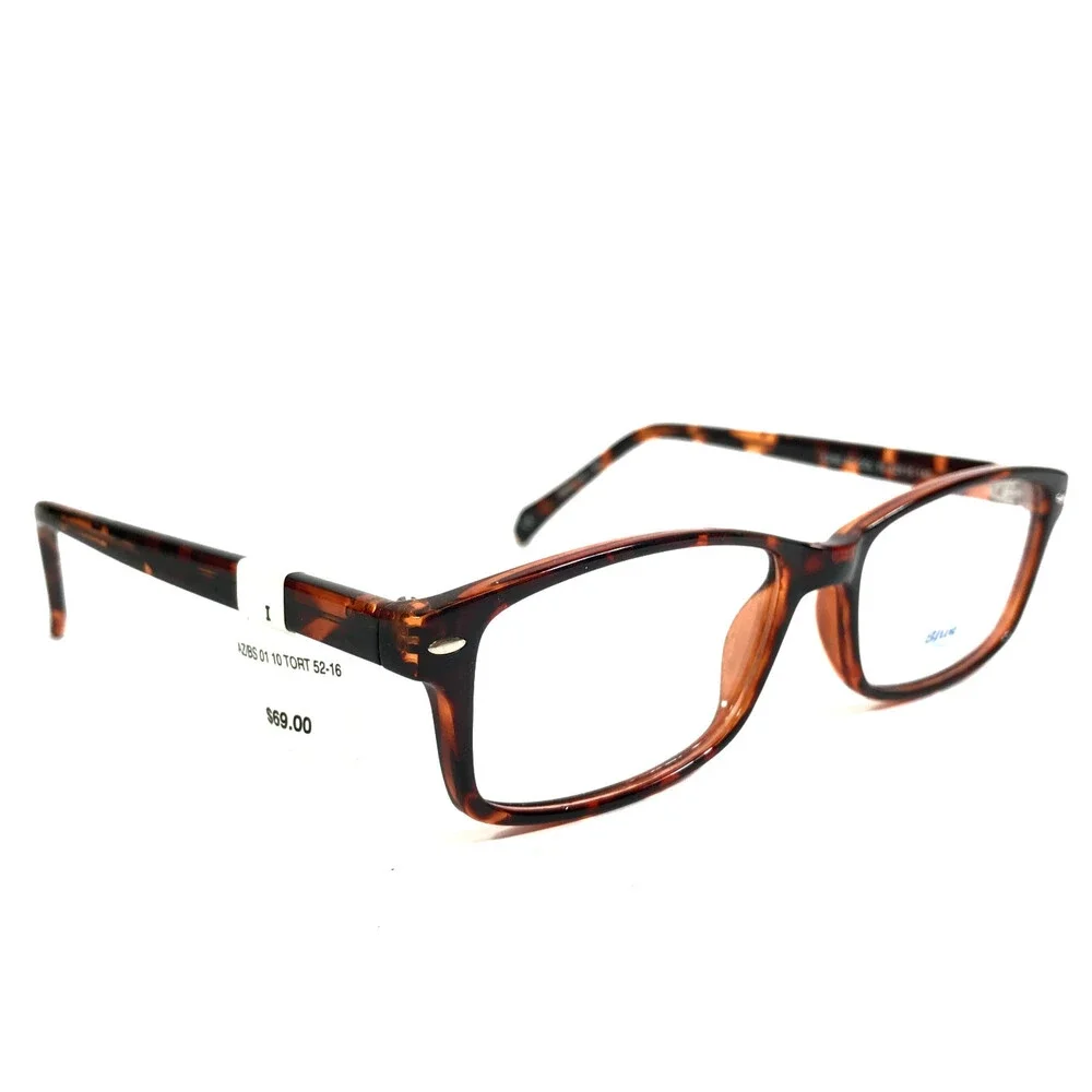 Blue Surf Eyeglasses Frame AZ/BS 01 COL 10 Tortoise Rectangle Full Rim 52-16-140